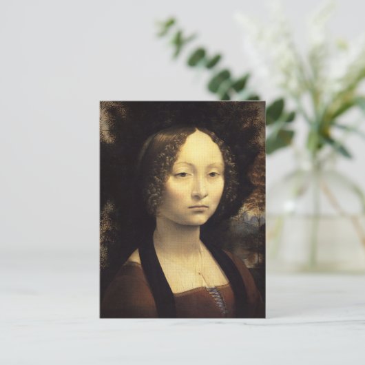 Ginevra de' Benci Postkarte (Stehend Vorderseite)