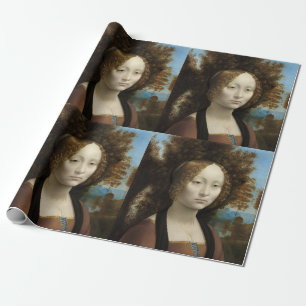 Ginevra de' Benci von Leonardo Da Vinci Geschenkpapier