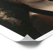 Ginevra de' Benci von Leonardo Da Vinci Poster (Ecke)