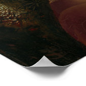 Ginevra de Benci von Leonardo da Vinci Poster (Ecke)