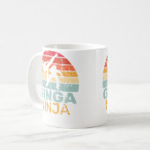 Ginga Ninja brasilianische Kampfsportarten Männer Kaffeetasse (Vorderseite Links)
