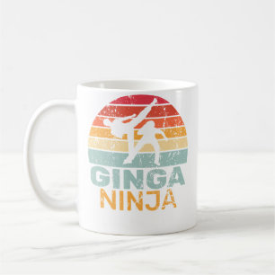 Ginga Ninja brasilianische Kampfsportarten Männer Kaffeetasse