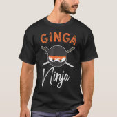 Ginga Ninja Funny Redhead Ninja T-Shirt (Vorderseite)