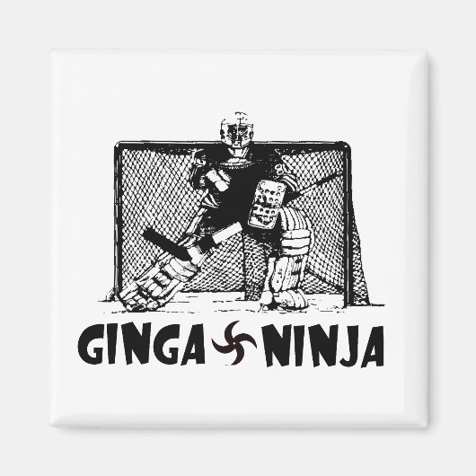Ginga Ninja - Hockey Goalie Magnet (Vorne)