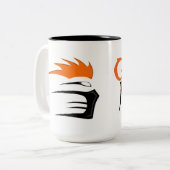 Ginga Ninja Logo-Tasse Zweifarbige Tasse (Vorderseite Links)