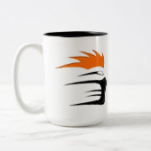 Ginga Ninja Logo-Tasse Zweifarbige Tasse (Links)