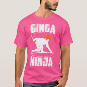 Ginga Ninja Lustiger Ginga-Spieler Humorvoller Mar T-Shirt