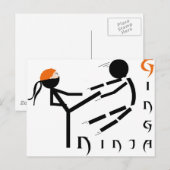 Ginga Ninja Postkarte (Vorne/Hinten)