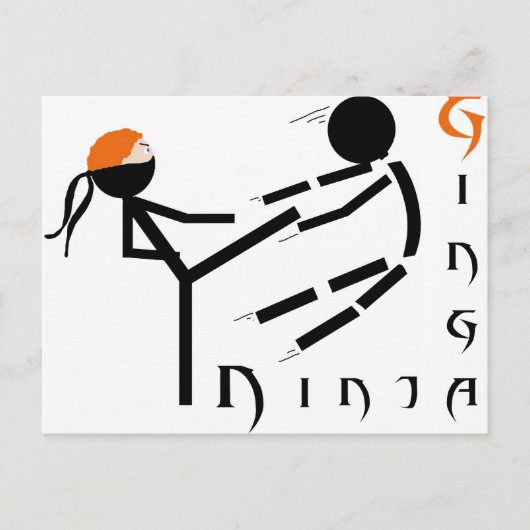 Ginga Ninja Postkarte (Vorderseite)