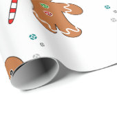 Gingee Gingerbread Spaß Geschenkpapier (Rolleneckpunkt)
