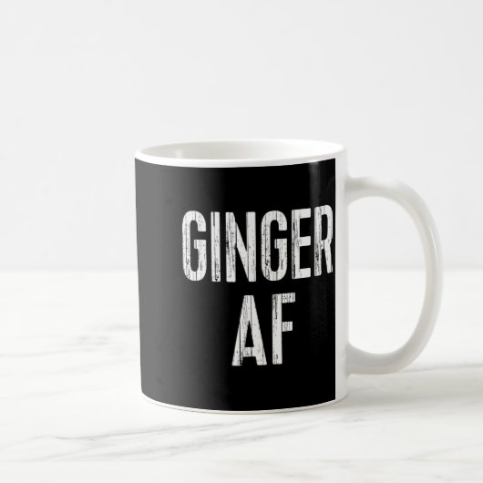 Ginger Af Shirt Irish Men Women St Patricks Day  Kaffeetasse (Rechts)
