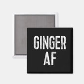 Ginger Af Shirt Irish Men Women St Patricks Day Magnet (Vorderseite/Rückseite)
