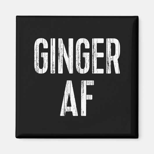 Ginger Af Shirt Irish Men Women St Patricks Day Magnet (Vorne)