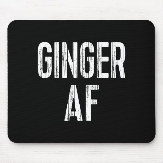 Ginger Af Shirt Irish Men Women St Patricks Day  Mousepad (Vorne)
