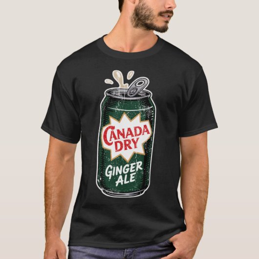 Ginger Ale Soda Vintag T-Shirt (Vorderseite)