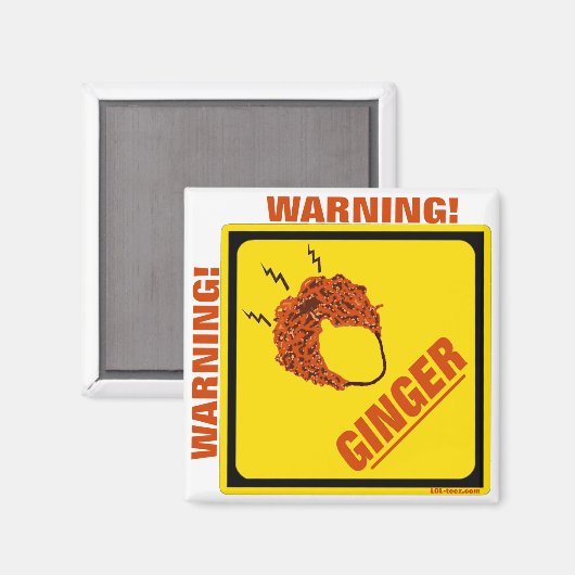 Ginger Alert! Magnet (Vorderseite/Rückseite)