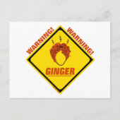 Ginger Alert! Postkarte (Vorderseite)
