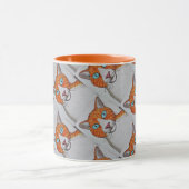 Ginger and White cat mug Tasse (Zentrum)