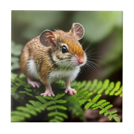 Ginger Australian Hopping Mouse, Fliese (Vorderseite)