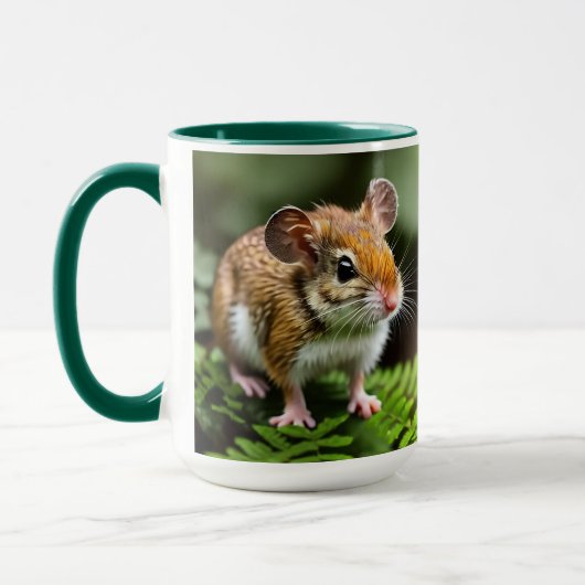 Ginger Australian Hopping Mouse, Tasse (Links)