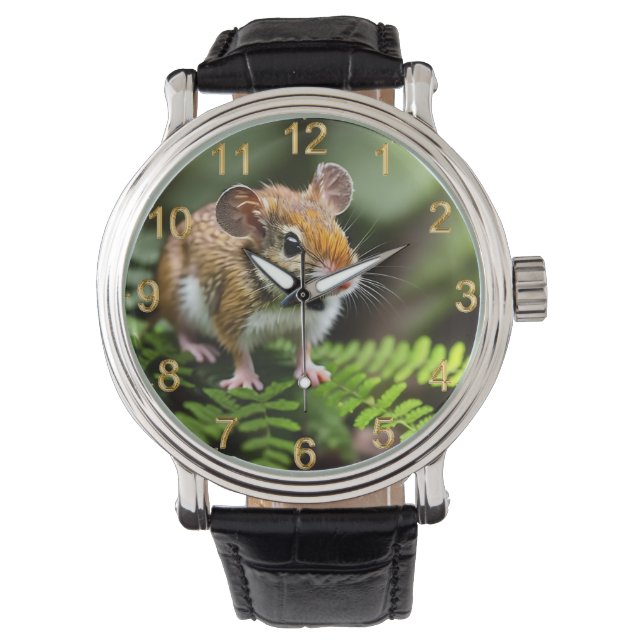 Ginger Australian Hopping Mouse, Watch Armbanduhr (Vorderseite)