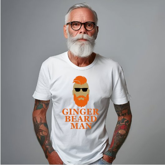 Ginger Bartmann witzig T-Shirt