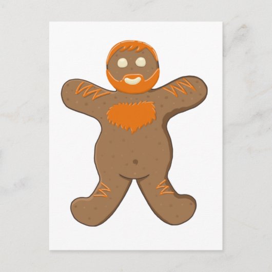 Ginger Bear Man Postkarte (Vorderseite)