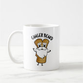 Ginger Beard Funny Gingerbread Food Puff Kaffeetasse (Links)