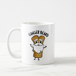 Ginger Beard Funny Gingerbread Food Puff Kaffeetasse