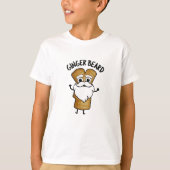 Ginger Beard Funny Gingerbread Food Puff T-Shirt (Vorderseite)