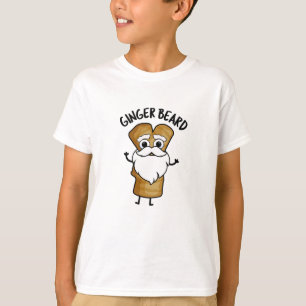 Ginger Beard Funny Gingerbread Food Puff T-Shirt