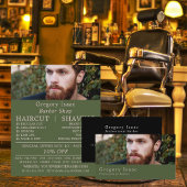 Ginger Beard Model, Men's Barbers Visitenkarte