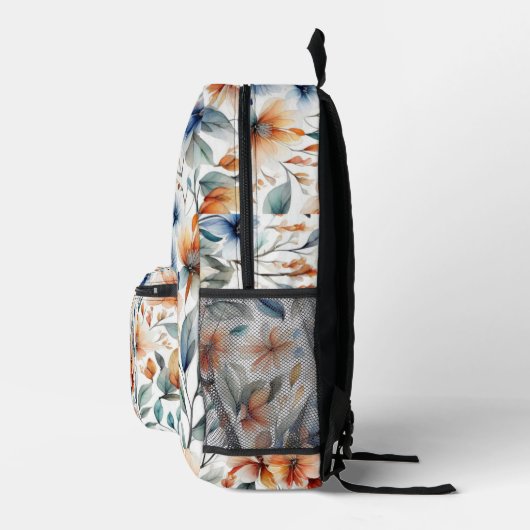 Ginger Blossoms Bedruckter Rucksack (Rechts)