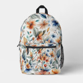 Ginger Blossoms Bedruckter Rucksack (Vorderseite)