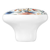 Ginger Blossoms Keramikknauf (Seitenansicht)