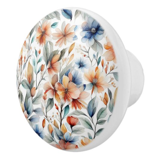 Ginger Blossoms Keramikknauf (Rechts)