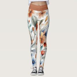 Ginger Blossoms Leggings