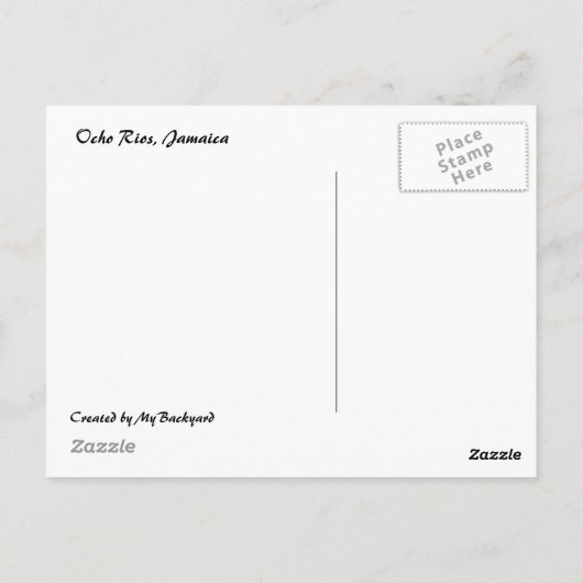 Ginger Blume Postcard Postkarte (Rückseite)