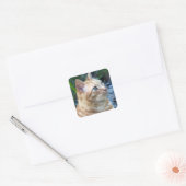 Ginger Boy Quadratischer Aufkleber (Umschlag)