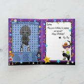 Ginger Boys Hip Hop Word Suche glücklich Geburtsta Karte (Innenseite)