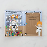 Ginger Boys Karate Secret Message Happy Birthday