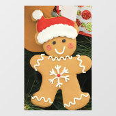 Ginger Bread Fensteraufkleber (Blatt)