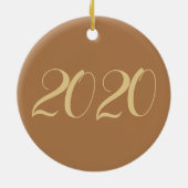 Ginger Bread House Keramik Ornament (Hinten)