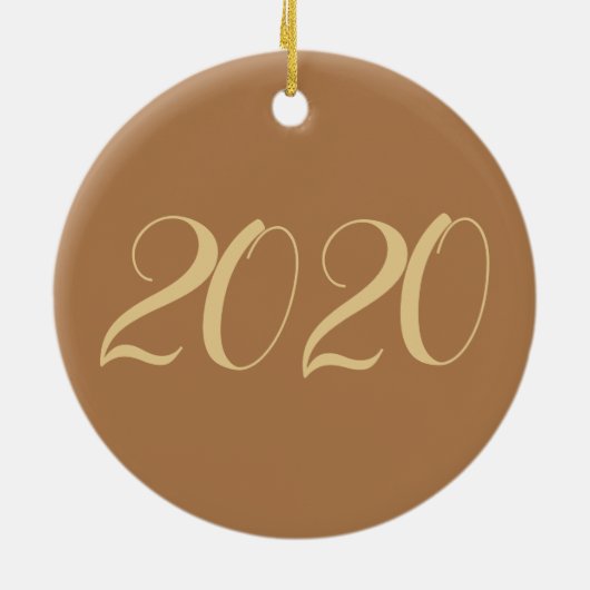 Ginger Bread House Keramik Ornament (Hinten)