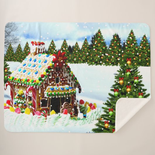 GINGER BREAD HOUSE SHERPADECKE (Vorderseite (Horizontal))