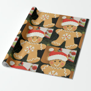 Ginger Bread Man Geschenkpapier