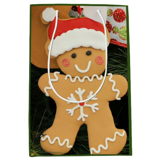 Ginger Bread Man Mittlere Geschenktüte (Vorderseite)