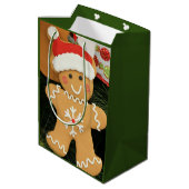 Ginger Bread Man Mittlere Geschenktüte (Rückseite Schrägansicht)
