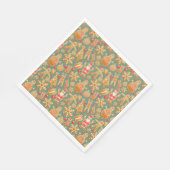 Ginger Bread Man Pattern National Gingerbrett Day Serviette (Ecke)