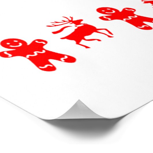 Ginger Bread Man Poster (Ecke)